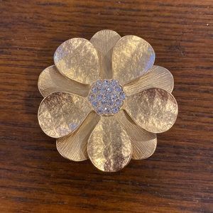Premier Designs Gold Brooch